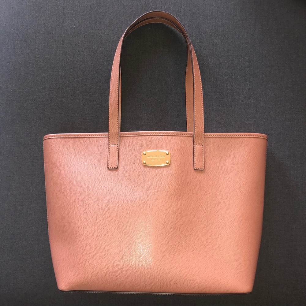 Michael Kors Rose Pink Leather Tote
